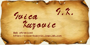 Ivica Kuzović vizit kartica